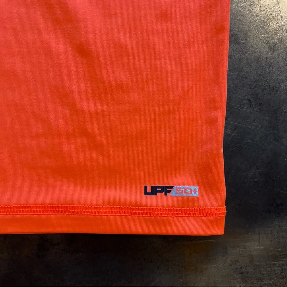 Hurley swim trunks and Under Armour Sun protection shirt